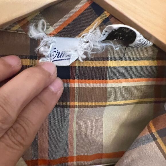 Women’s Vintage Galey & Lord plaid button jacket. Size M-L - Picture 6 of 8